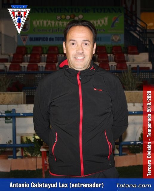 Antonio Calatayud Lax (Calata), nuevo técnico del Olímpico de Totana