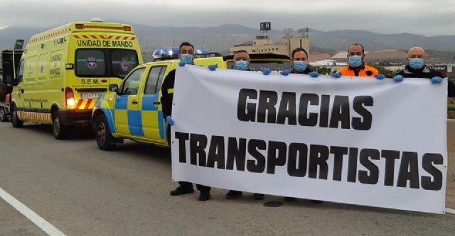 'Gracias transportistas'
