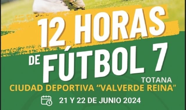 Las 12 Horas de Fútbol-7 tendrá lugar los próximos días 21 y 22 de junio en la Ciudad Deportiva