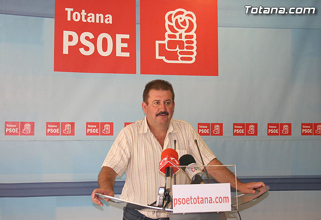 El concejal socialista Andrés García Cánovas en una foto de archivo / Totana.com