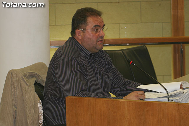 El concejal de IU + Los Verdes en Totana, Juan José Cánovas, en una foto de archivo / Totana.com