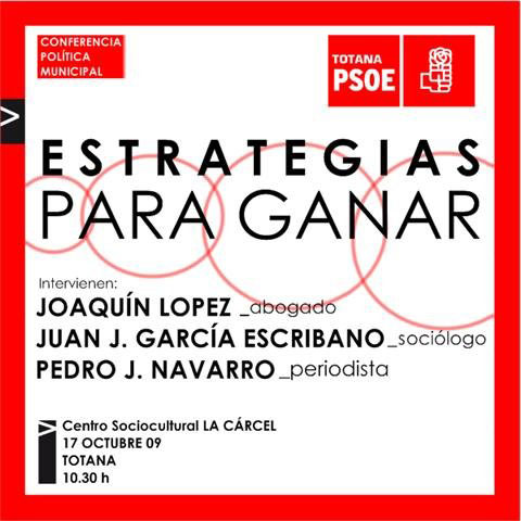 Cartel de la jornada  “Estrategias para Ganar”