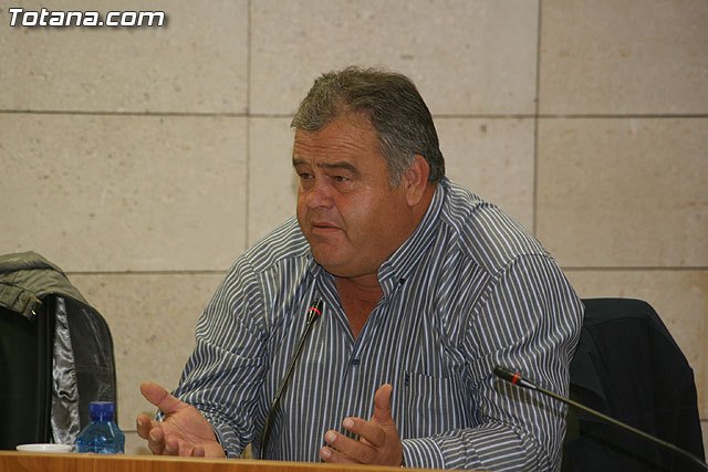 El concejal de Agua el Ayuntamiento de Totana, Juan Pagán, en una foto de archivo / Totana.com