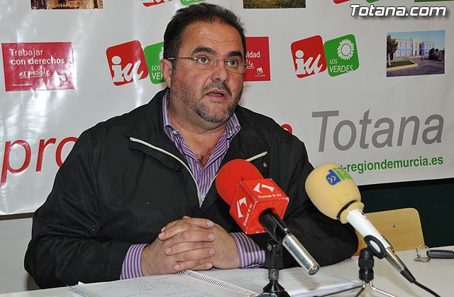 El concejal de IU, en Totana, Juan José Cánovas, en una foto de archivo / Totana.com