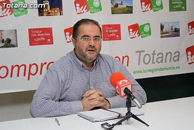 El Concejal de IU y Coordinador Local, Juan José Cánovas. en una foto de archivo / Totana.com