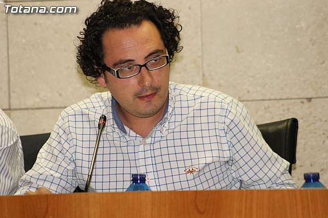 El portavoz popular, David Amorós, en una foto de archivo / Totana.com