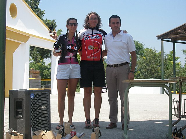 Lidia Fernández en el podium