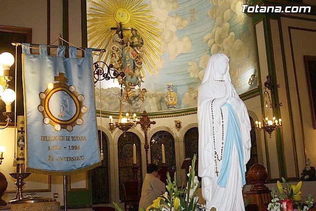 La delegación de Lourdes de Totana celebra el día de la Virgen el próximo fin de semana