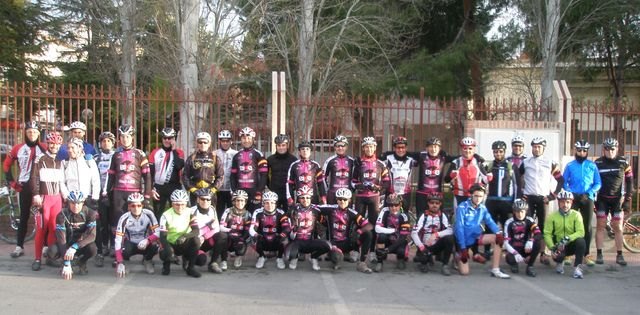 Foto de grupo antes de la Salida
