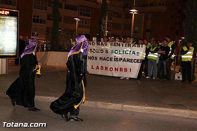 La manifestación de la Policía Local prevista para Miércoles Santo ha sido desconvocada. Foto: archivo 2013