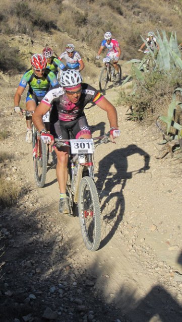 Cristobal Costa en un tramo de la carrera