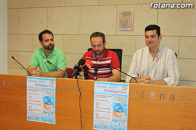 Se presenta el programa “Verano Polideportivo´2014”, que incluye escuela de verano bilingüe y actividades para adultos