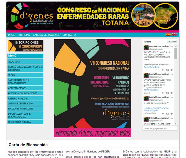 Ya está en marcha la web del VII Congreso Nacional de Enfermedades Raras