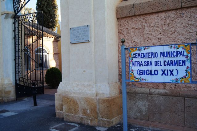 A partir del día 24 de octubre deben cesar las obras en el cementerio municipal por motivo de la festividad de Todos los Santos