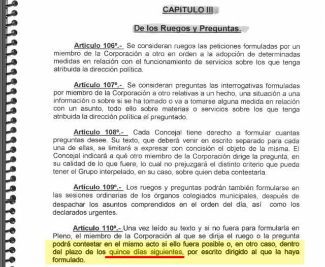ROF (Reglamento Orgánico de Funcionamiento)