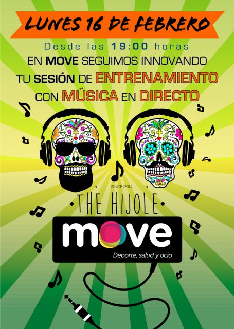La sesión de entrenamiento del próximo lunes en MOVE contará con música en directo