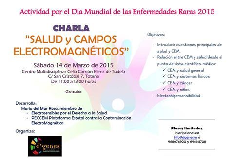 D´Genes organiza una charla sobre 'Salud y campos electromagnéticos'