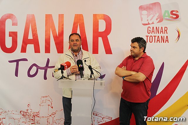 Rueda de prensa GANAR TOTANA IZQUIERDA UNIDA. Industria, Agricultura y Ganadería