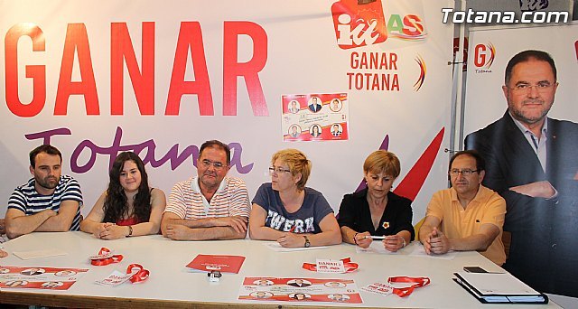 GANAR TOTANA IZQUIERDA UNIDA presenta las primeras 20 medidas que llevará a cabo, en el primer mes, de ser responsables en el Gobierno Municipal