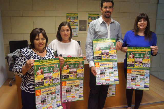 Las fiestas del barrio Olímpico-Las Peras-Estación-Triptolemos se celebran del 19 al 21 de junio en honor a San Juan y San Pedro