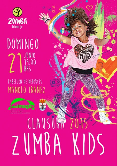Este domingo tendrá lugar la Clausura de Zumba Kids, organizado por la Asociación SonImagina