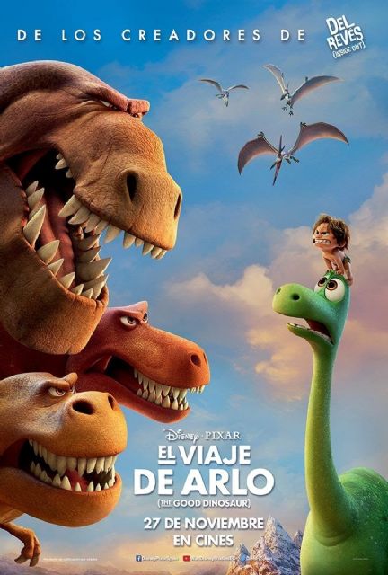 La película infantil 'El viaje de Arlo' se proyecta los días 28 y 29 de diciembre en el Centro Sociocultural 'La Cárcel'