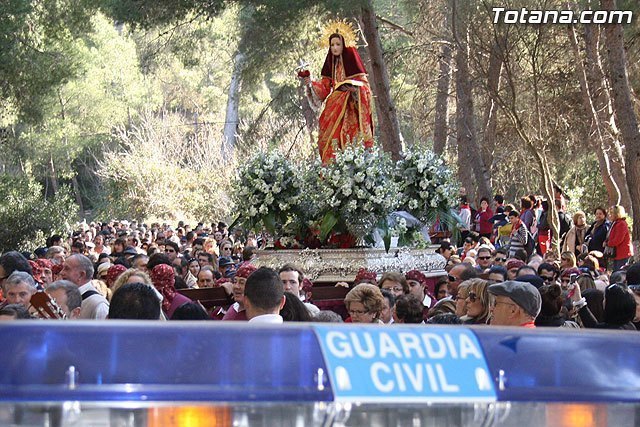 Más de 70 efectivos velarán por la seguridad en la romería de regreso de Santa Eulalia a su santuario en Sierra Espuña