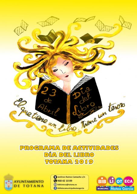 Cerca de una veintena de actividades conforman el programa de actividades del Día del Libro que se celebra durante todo el mes de abril, organizado por la Concejalía de Cultura