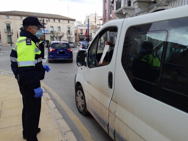 La Policía Local efectúa controles a un total de 9.176 vehículos y personas; y tramita 423 procedimientos sancionadores desde que se decretó el estado de alarma