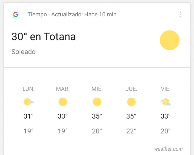 Agosto arranca con temperaturas más frescas