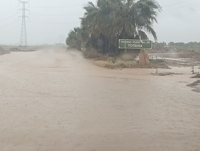 Valores Totana denuncia la falta de respuesta institucional ante las intensas lluvias y las inundaciones en el municipio