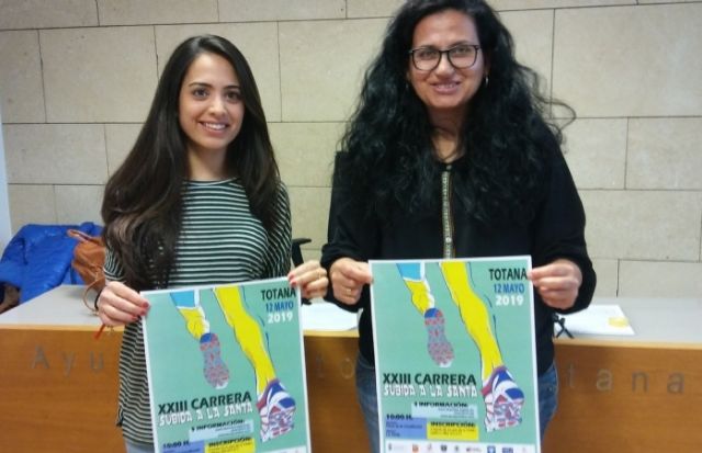 La XXIII Subida a La Santa se celebrará el domingo 12 de mayo, con salida en la plaza de la Constitución y meta en el Santuario de la Patrona de Totana