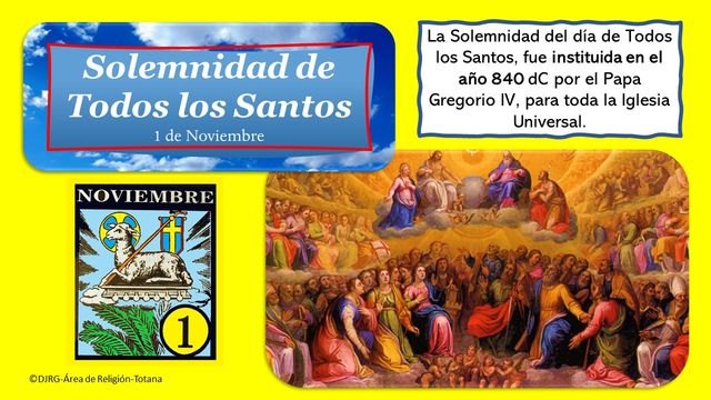 Solemnidad del día de Todos los Santos