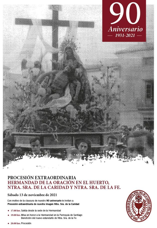 'La Posá' organiza una procesión extraordinaria con motivo de su 90 aniversario