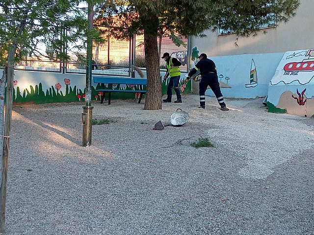 Brigada municipal: trabajos del 29 de noviembre al 1 de diciembre