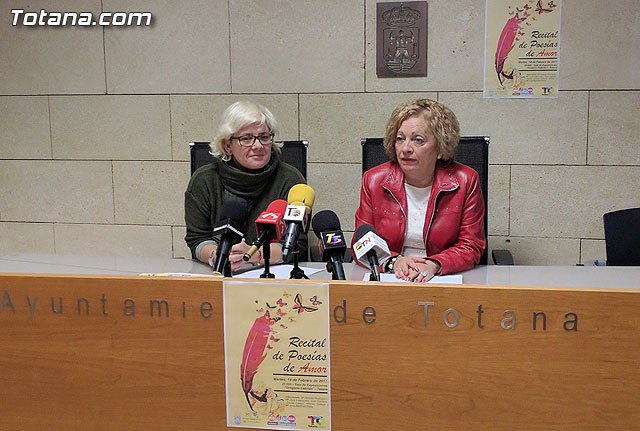 La Sala de Exposiciones 'Gregorio Cebrián' acogerá un Recital de Poesías de Amor el martes 14 de Febrero