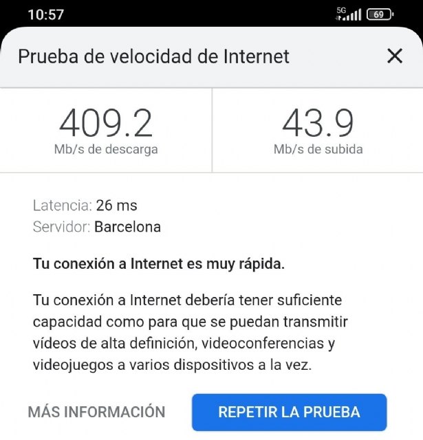 Totana ya cuenta con cobertura 5G de 700 MHz de Movistar