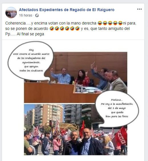 Juan José Cánovas aclara la postura de su grupo ante el Acuerdo Marco