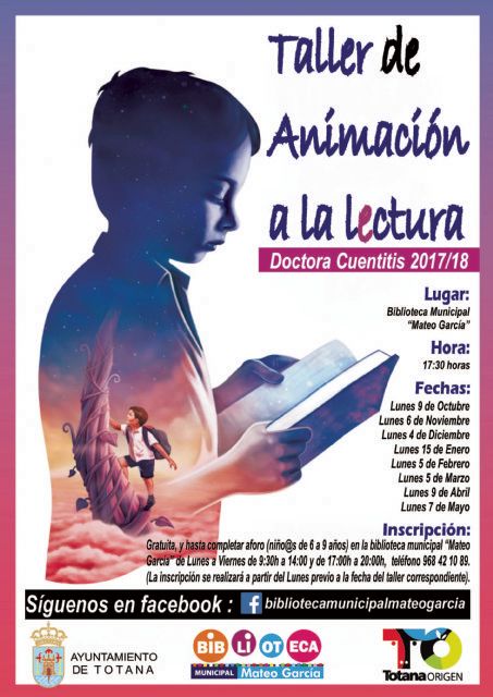 Abierto el plazo para inscribirse en el Taller de Animación a la Lectura 'Doctora Cuentitis'