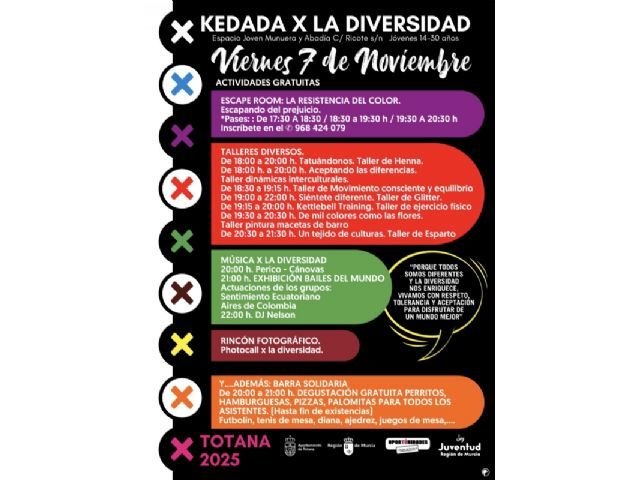 La “Kedada por la Diversidad” tendrá lugar el 7 de noviembre