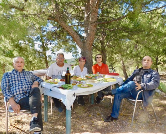 Comida en El Purgatorio, Sierra Espuña