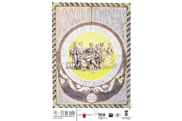 El Real Casino de Murcia acoge mañana la presentación oficial del XXXII Certamen Nacional de Habaneras y Polifonía de Totana