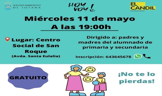 Organizan una charla formativa dirigida a mostrar herramientas a los padres en torno a la comunicación con sus hijos
