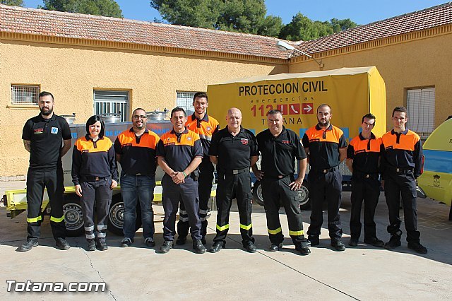 Protección Civil de Totana ofrecerá apoyo logístico en caso de grandes emergencias