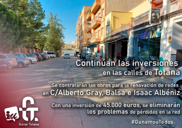 Continúan las inversiones en las calles de Totana