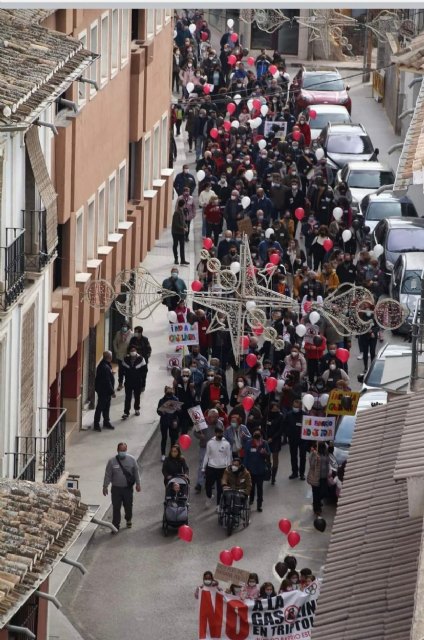 La Plataforma contra la gasolinera en Triptolemos agradece a todos su participación en la manifestación