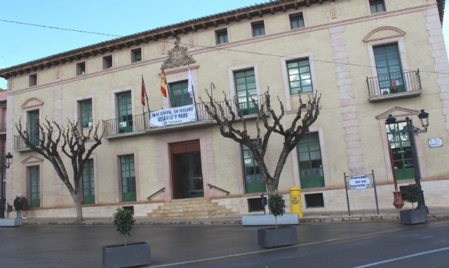 El Ayuntamiento exige al Gobierno regional que el gasto territorializado referido a Totana se equipare a la media por habitante para 2023