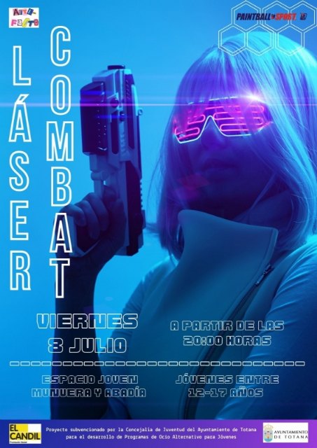 Paintball Láser Combat y Piragüismo, las actividades de este próximo fin de semana dentro del proyecto “Arte-Facto”