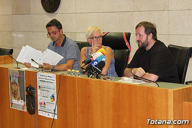 Se abre el plazo de matrícula de la Escuela Municipal de Música de Totana, del 10 al 21 de septiembre, para el programa de actividades formativas del nuevo curso 2018/19