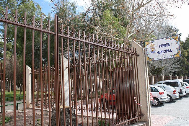 Mañana jueves y el viernes el parque municipal 'Marcos Ortiz' permanecerá cerrado por trabajos de mantenimiento del recinto